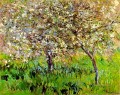 Apple Trees in Bloom at Giverny Claude Monet